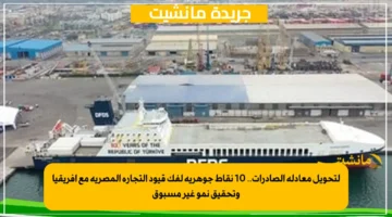 لتحويل معادلة الصادرات.. 10 نقاط جوهرية لفك قيود التجارة المصرية مع أفريقيا وتحقيق نمو غير مسبوق 1